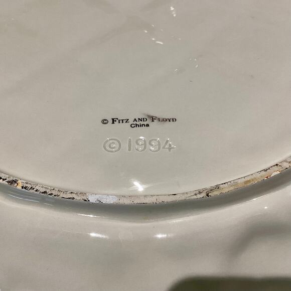 Vintage Fitz & Floyd Christmas Platter - Picture 11 of 12
